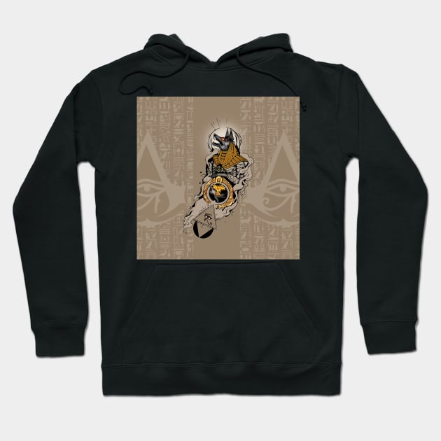 Awesome egyption design, anubis with all seeing eye Hoodie by Nicky2342